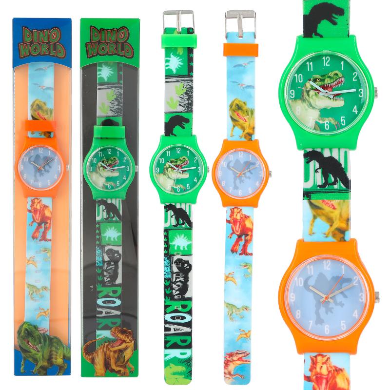 Dino World reloj de pulsera desilicona