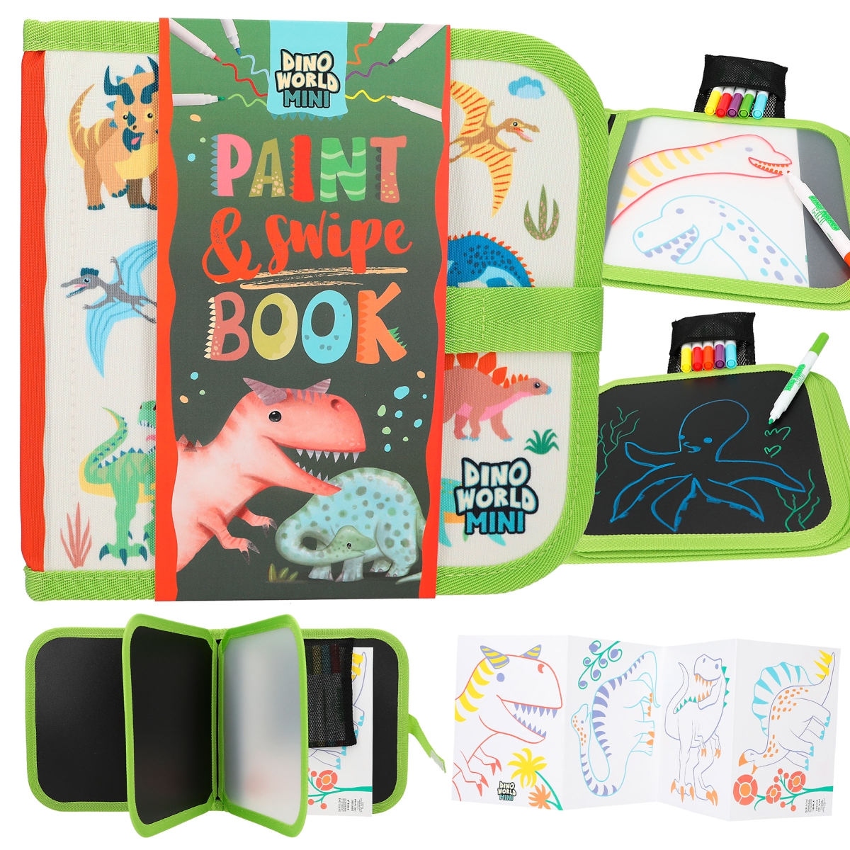 Monde des dinosaures Lot de fournitures de dessin pour enfants, ensemble  d'accessoires de peinture artisanale, jouet éducatif pour enseignement en  bas âge, parfait cadeau de Noël