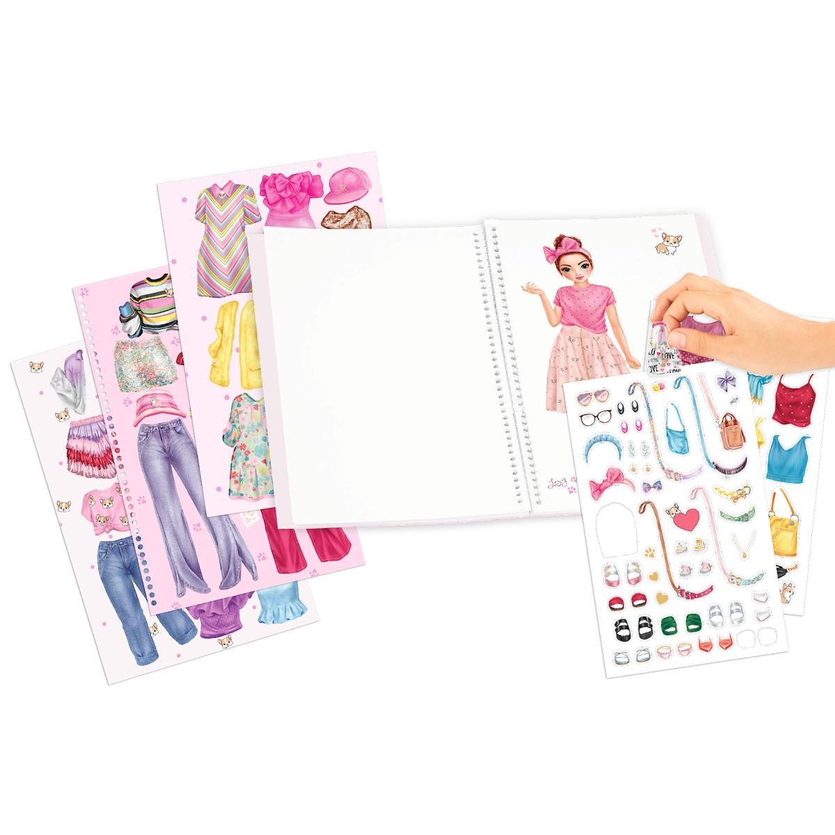 Top Model Dress Me Up Sticker Book – Toys N Trends