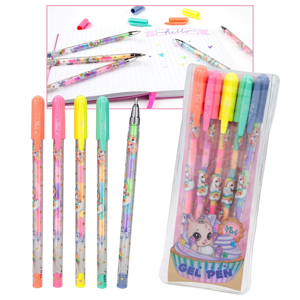 $4/mo - Finance Yoobi, Gel Pen Set, Multicolor Pack of 50 (YOOB1202559)