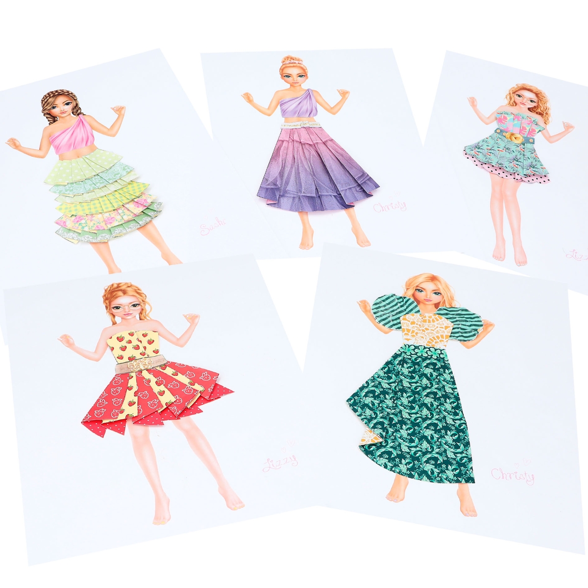 DEPESCHE 12379 TOPMODEL Dress Me Up Collage Colouring 20 Pages for  Designing Out EUR 21,87 - PicClick FR