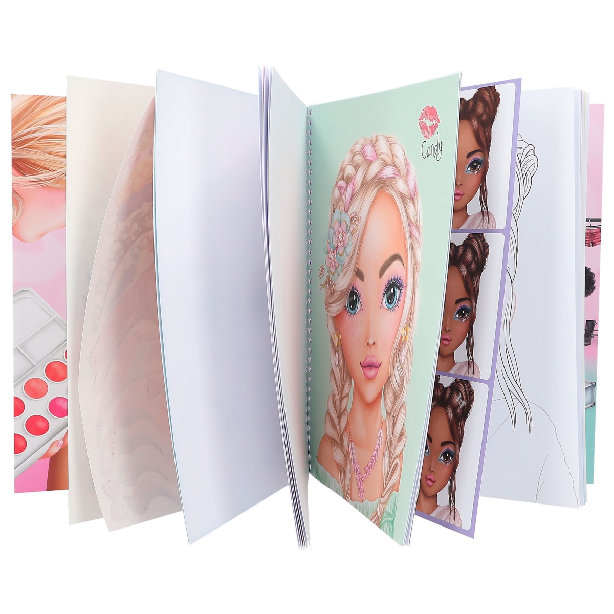 TOPModel Make-Up Colouring Book - Depesche