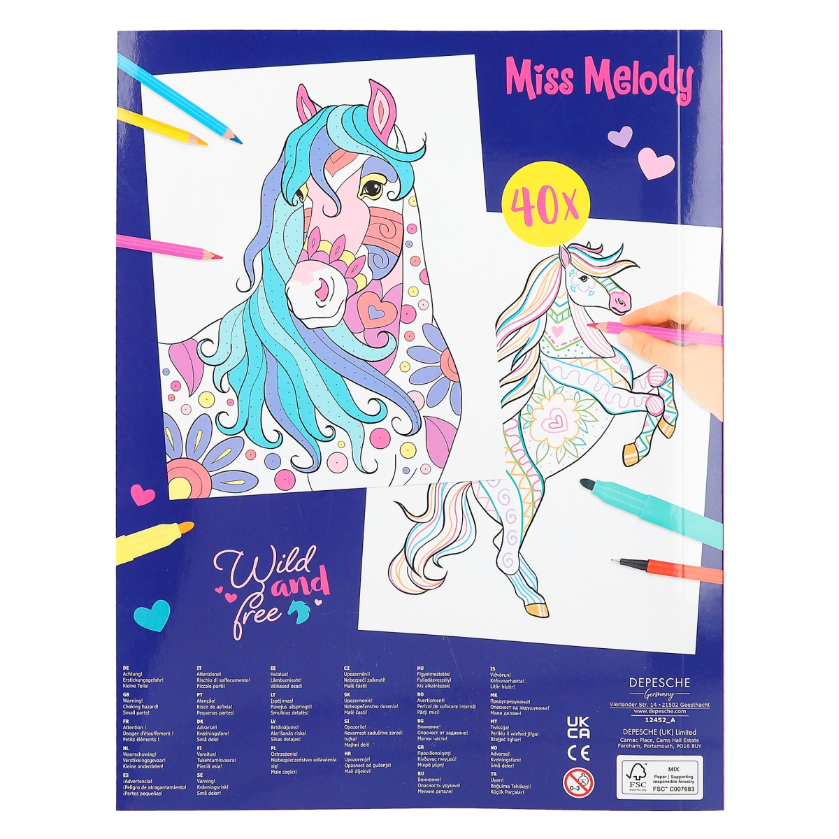Depesche - Miss Melody Colour Design Book 