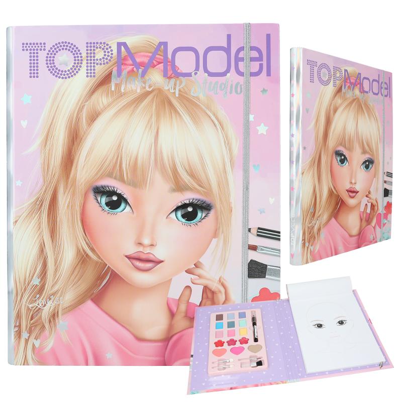 Depesche 12082 TOPModel Make Up Studio-Dossier créatif pour réaliser de  Beaux Looks, Compris Un Bloc de coloriage, Une Palette de Maquillage et 4  pinceaux : : Jeux et Jouets