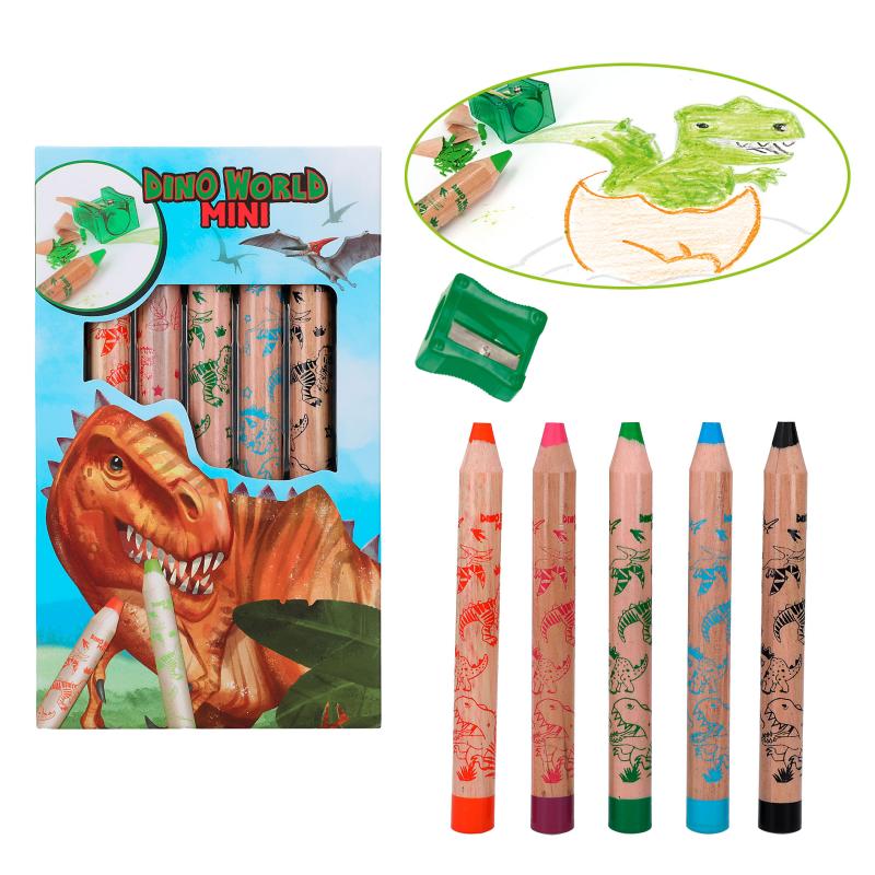 Stylo 6 couleurs Dino World