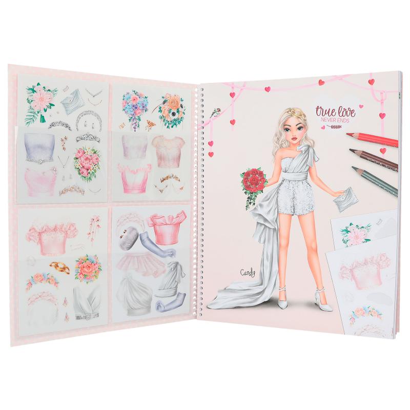 Depesche TOPModel Create Your Wedding Special Colouring Book