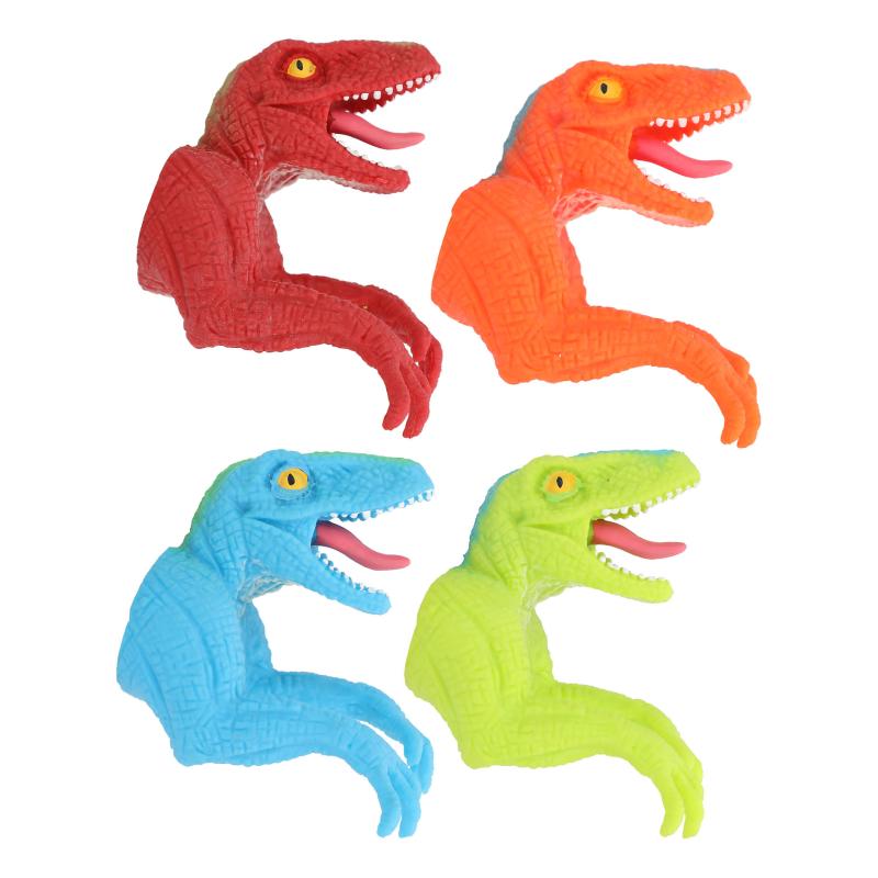 Lynkaye dinosaur finger puppets 10 pcs dinosaur head figure finger toys for  party,christmas tree decoration