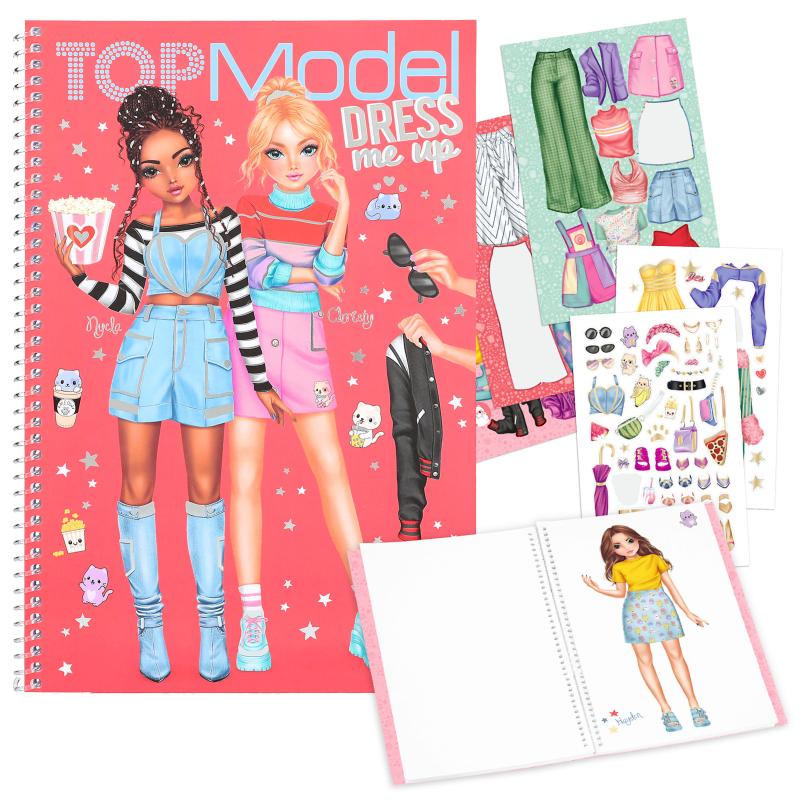 TOPModel Dress Me Up Teddy Cool Sticker Book 411653_A 5+